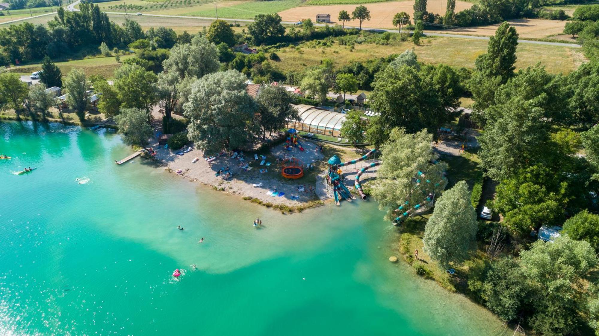 Camping Le Lac Bleu Otel Châtillon-en-Diois Dış mekan fotoğraf